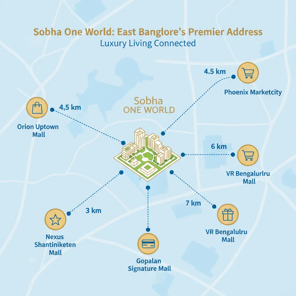 Are There any Malls near Sobha One World?: Best Shopping Hubs