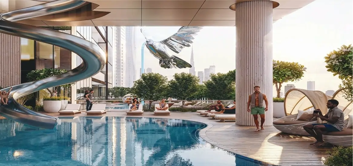Sobha One Residences Swimming Pool View