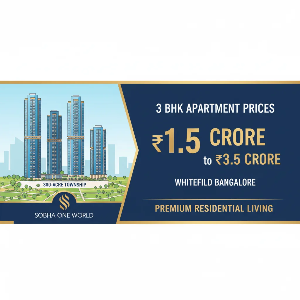 What is the Price of a 3 BHK in Whitefield?