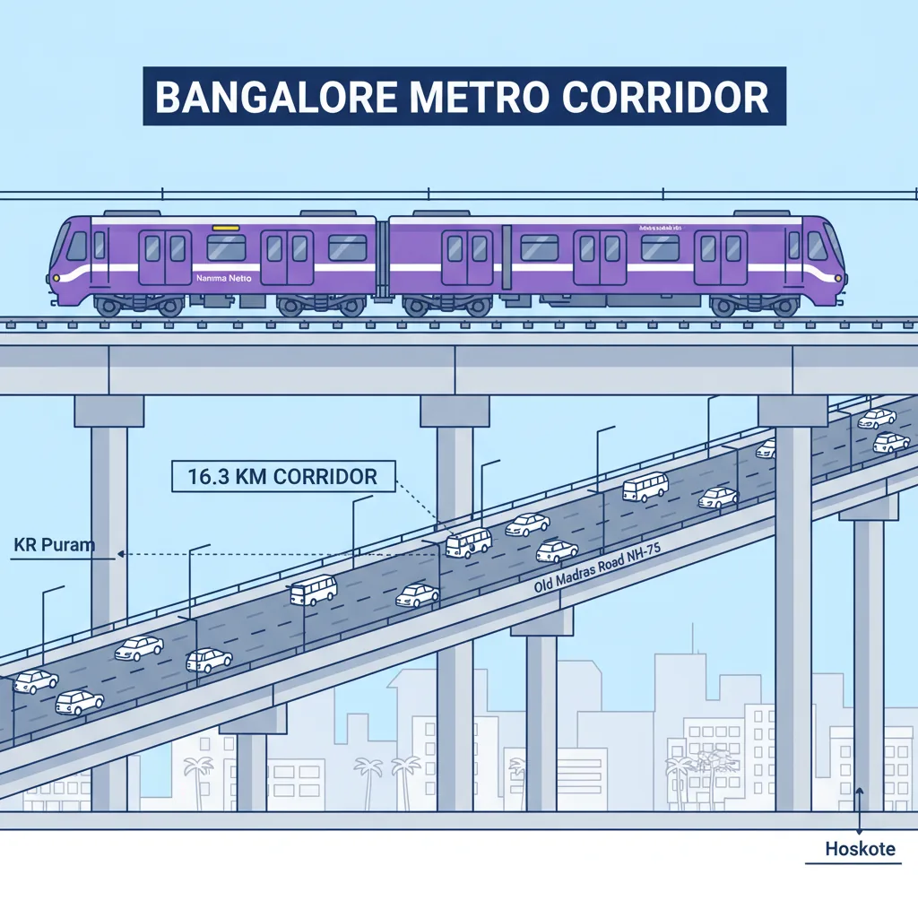 Purple Line Metro Extension Hoskote