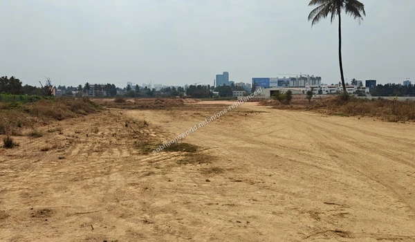 Earth Stockpile Stockpiled earth materials laid out for future ground levelling at the Sobha One Residences property
