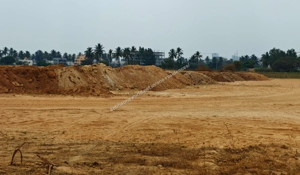 Earthwork Progress Ongoing earthwork and grading progress with natural greenery preserved at the Sobha One Residences site