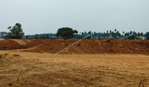 Internal Road Layout Early stage preparation of the internal road layouts and plot divisions at Sobha One Residences