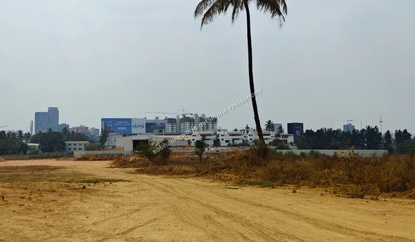 Path Compaction Ongoing road compaction and raised internal path development at the Sobha One Residences grounds