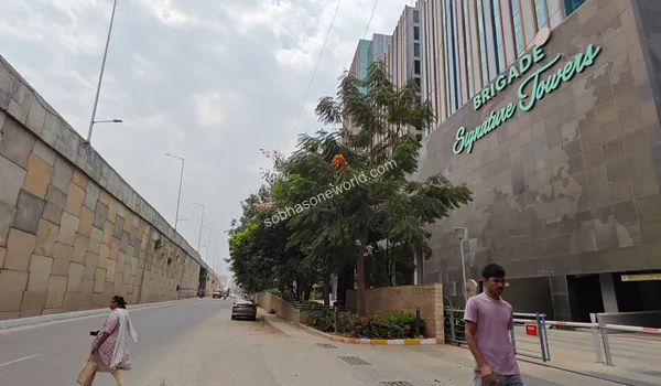Imposing view of the Bearys Global Research Triangle highlighting employment opportunities near Sobha One World