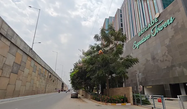 The grand entryway to established commercial sectors offering premium career hubs near Sobha One World