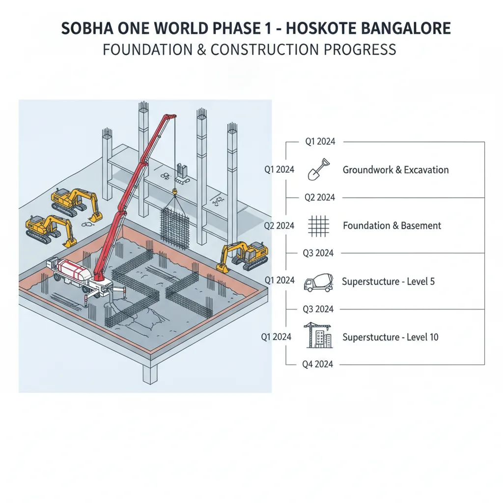 Sobha One World Construction Status | Current Site Work and ...
