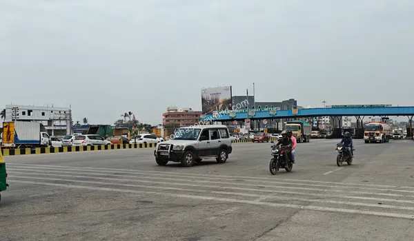 The streamlined electronic toll collection lanes ensuring fast transit for Sobha One World residents