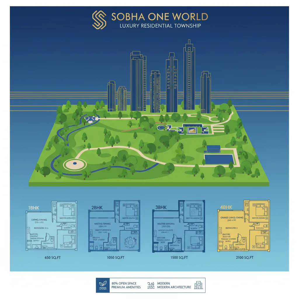 Sobha One World Floor Plan PDF Download