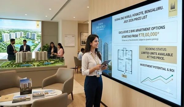 Sobha One World Hoskote 2 BHK Apartment Price