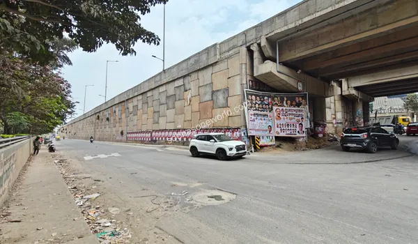 The solid infrastructure of the Hoskote Highway flyover ensuring seamless commutes near the Sobha One World property