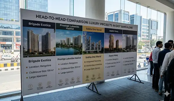 East Bangalore Luxury Comparison: Sobha One World vs. Competitors.