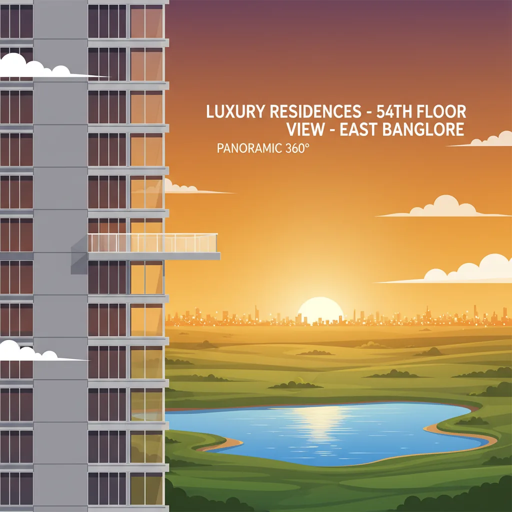 Views from 54th Floor Sobha One World